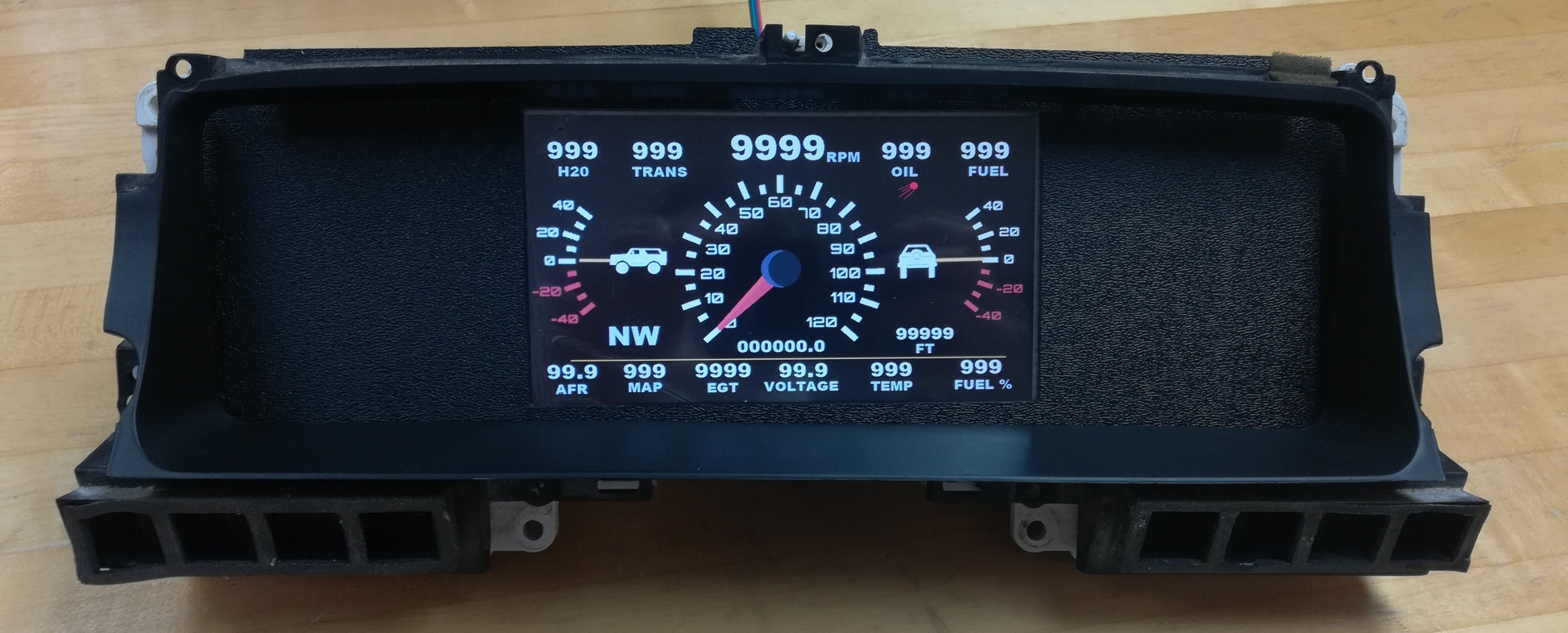 Ford F-Series Bronco Full Size Truck (1987-1991) Digital Dash Kit